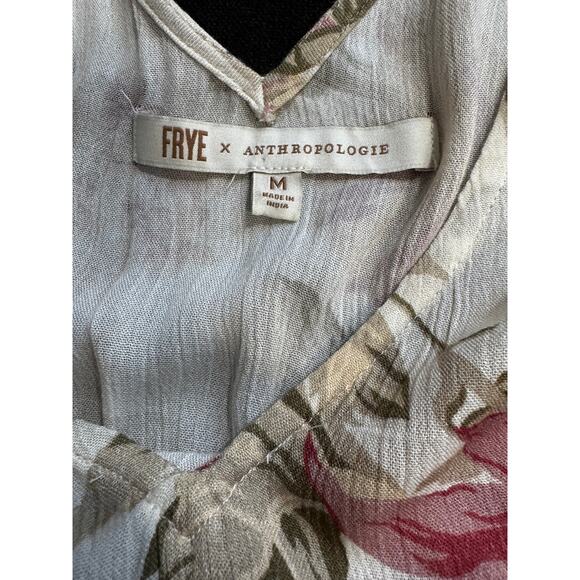 Frye x Anthropologie Floral Tiered Midi Dress – M - Picture 4 of 7